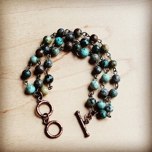 African Turquoise bracelet western 